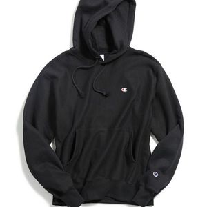 Black champion hoodie sweatshirt